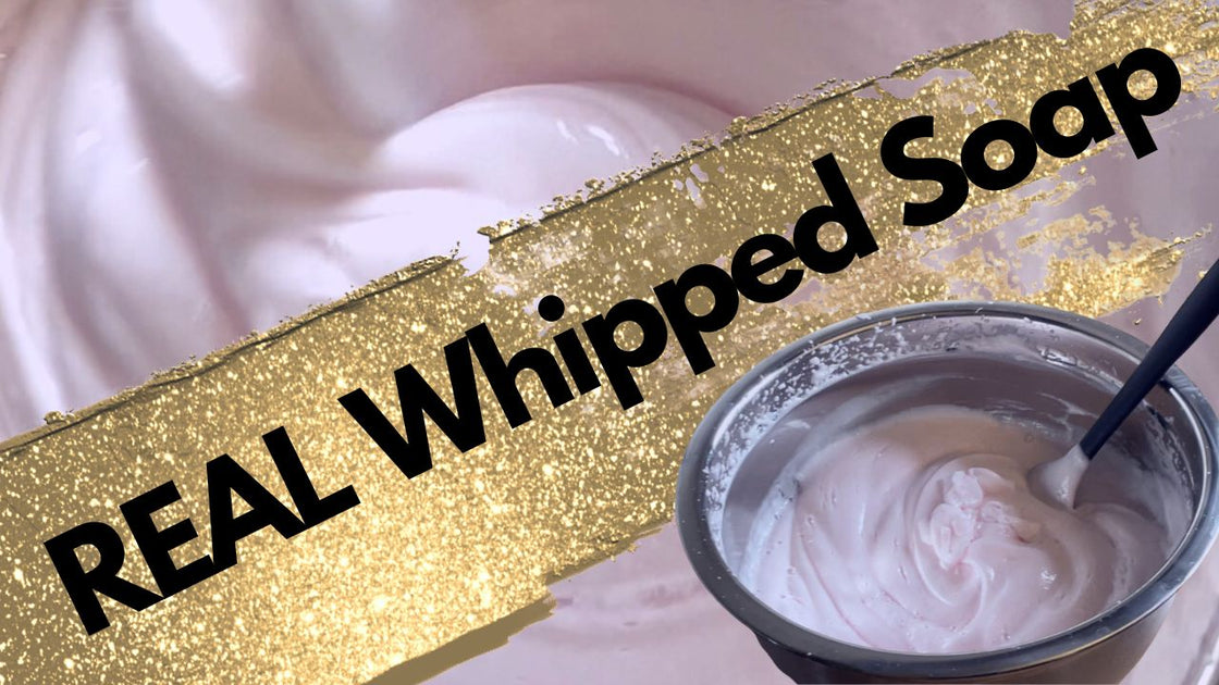How to make REAL Whipped Soap from scratch No Base, No surfactants