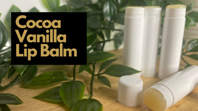 How to Make a Cocoa Vanilla Lip Balm