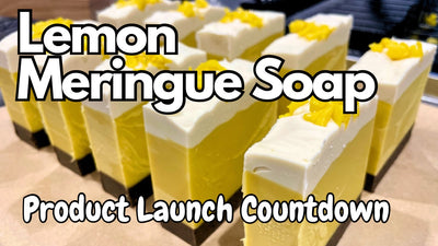 Lemon Meringue Cold Processed Soap - Launch August 2024