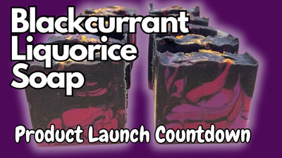 Blackcurrant and Liquorice Cold Process Soap - Launch August 2024