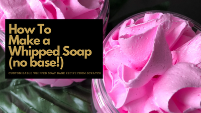 How to make Whipped Soap without a pre-made base - Intermediate Recipe