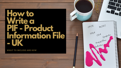 How to write a Cosmetic PIF - Product Information File - with Video