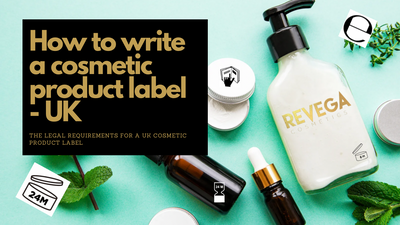 How to write a cosmetic product label - UK