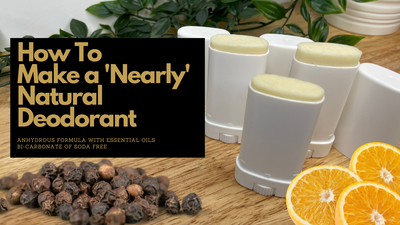 How to make a vegan 'nearly' Natural Deodorant without Bicarbonate of Soda